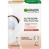 Garnier Textilná pleťová maska s kokosovým mliekom pre suchú pleť Skin Naturals (Milky Tissue Mask) 28 g