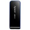 Apacer USB flash disk, USB 3.0 (3.2 Gen 1), 32GB, AH356, čierny, AP32GAH356B-1, USB A, s výsuvným konektorom