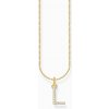 Thomas Sabo KE2251-414-14-L45V Gold-plated necklace letter L