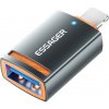 ESSAGER nabíjací a dátový redukcia - USB-A na Lightning - tmavo šedá - možnosť vrátiť tovar ZADARMO do 30tich dní