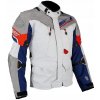 LEATT Bunda ADV DRITOUR 7.5 ROYAL, biela/sivá/tmavomodrá/oranžová