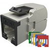 Samorezný keystone Solarix CAT6A STP SXKJ-10G-STP-RAL-SA,RAL FIT moduly,GROUND LOCK,Comp.level,4PPoE 25286907
