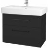 Dreja Kúpeľňová skrinka Q MAX SZZ2 80 - N03 Graphite / Úchytka T06 / N03 Graphite