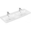 Villeroy & Boch Subway 3.0 umývadlo 130x47 cm obdĺžnik klasické umývadlo-dvojité biela 4A71D5R1