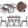 ModernHome ModernHome kuchynský jedálenský set - stôl + 4 stoličky