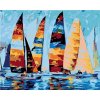 Zuty Diamantové maľovanie PLACHETNICA NA MORI 40x50 cm bez rámu a bez vypnutia plátna