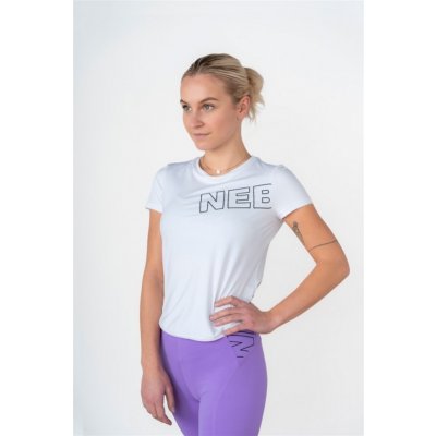 Nebbia FIT Activewear funkčné tričko s krátkym rukávom 440 - WHITE - L