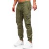 Khaki pánske cargo jogger nohavice Bolf MP0181MV