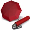 Knirps Umbrellas KNIRPS T.200 RED elegantní dámský plně automatický deštník
