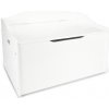 Úložný box Leomark biely 72 l s bezpečnostným vekom