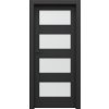 Interiérové dvere Porta Doors Verte Home čierne model L.4