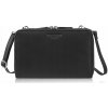 Paolo Peruzzi listová kabelka pravá koža čierna