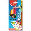 Faber Castell Pastelky Akvarelové Colour Grip 12 Farebný Set + 2 Popisovače Grip
