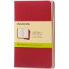 Moleskine Zošit Cahier (3ks) - S (A6) | Mäkká väzba | Červený