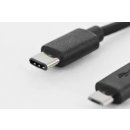 Assmann AK-300137-018-S USB 3.0, USB C M(plug)/microUSB B M(plug), 1,8m