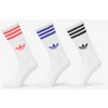 adidas 3-Stripes High Crew Socks 3-Pack White/ Black/ Black M M