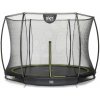Trampolína s ochrannou sieťou Silhouette Ground Exit Toys prízemná priemer 244 cm čierna