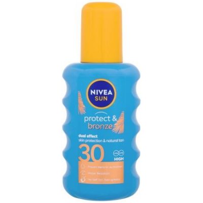 Nivea Sun Protect & Bronze Sun Spray vodeodolná Opaľovací prípravok na telo 200 ml