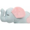 Sleepwell vankúš Sloník ružový Mikroplyš 30 cm