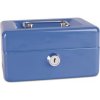 Kovová pokladnička 152x115x80 mm - modrá DONAU