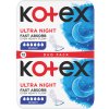 KOTEX Ultra Dámske hygienické vložky Night 12 kusov