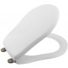 KERASAN - RETRO WC sedátko Soft Close, polyester, biela/bronz 108601