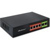 Sieťový switch Fast Ethernet PoE 4× RJ45 + 2× RJ45 uplink 65 W 10/100 Mb/s