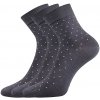 Ponožky LONKA Fiona tmavo šedé 3 páry 39-42 115155