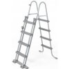 Bestway 58331 Bezpečnostné schodíky do bazéna 1,22 m - Schodíky Bestway® 58331, rebrík do bazéna, 122 cm