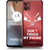 Picasee silikónový prehľadný obal pre Motorola Moto G32 - Evil Eye - Transparent