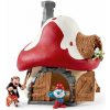 Schleich 20803 Šmolkovia Domček na kľúčik s dvomi figúrkami
