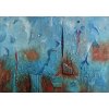 Krajina plná ciest,olej a špeciálna technika/- František Kučo,,orginálny,ručne maľovaný obraz. L (do veľkosti 95x95cm) Viac farieb