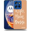 Picasee silikónový čierny obal pre Motorola Edge 50 Neo - Boss Mama