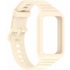 eses Silikónový remienok s rámčekom pre Honor Band 9 - Béžový
