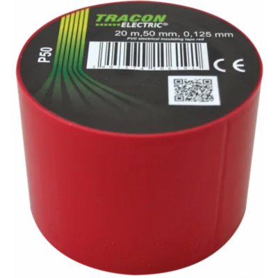 Tracon electric Páska izolačná 50 mm x 20 m červená