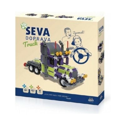 Stavebnice SEVA Doprava Truck plast 402 dílků