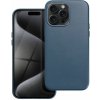 OEM Kožený obal MAG COVER case pre IPHONE 15 Pro Max tmavo modrý