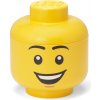 LEGO ZÁSOBNÍK HLAVA HAPPY BOY CHLAPEC S 2L