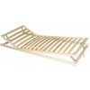 Texpol KLASIK 16 HN 5V - lamelový polohovateľný rošt 80 x 210 cm, brezové lamely + brezové nosníky