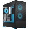 Fractal Design Pop Air RGB Cyan Core TG Clear Tint/Midi Tower/Transpar. FD-C-POR1A-02