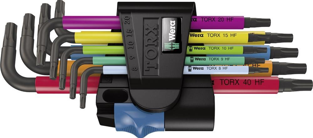 Wera Multicolour Torx sada kľúčov 9-dielna