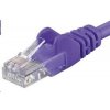 Premiumcord sputp100V Patch, UTP RJ45-RJ45 level 5e, 10m, fialový