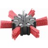 Kartáč okružný so stopkou vlnitý, nylonový drôt 1,2mm, 100mm, ší 17060