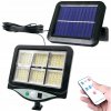 SOLÁRNA LAMPA 120 LED COB, SNÍMAČ POHYBU SÚMRAKU