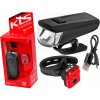 SVIETIDLÁ NA BICYKEL Kellys Noble USB Sada Zadné osvetlenie + Predné