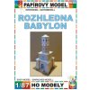 Papierový model - Rozhľadňa Babylon