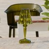 Kartell LED stolová lampa na batérie Batéria, 26 cm, zelená, IP54 - 9140 VE