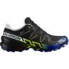 Pánska bežecká obuv Salomon Speedcross 6 Gtx Black/Surf The Web/Safety Yellow UK 8,5
