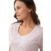 Bavlnená nočná košeľa Luna 284 4XL - Ružová / 4XL