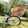 Zadný košík na bicykel Polska Wiklina na batožinový priestor, hnedý